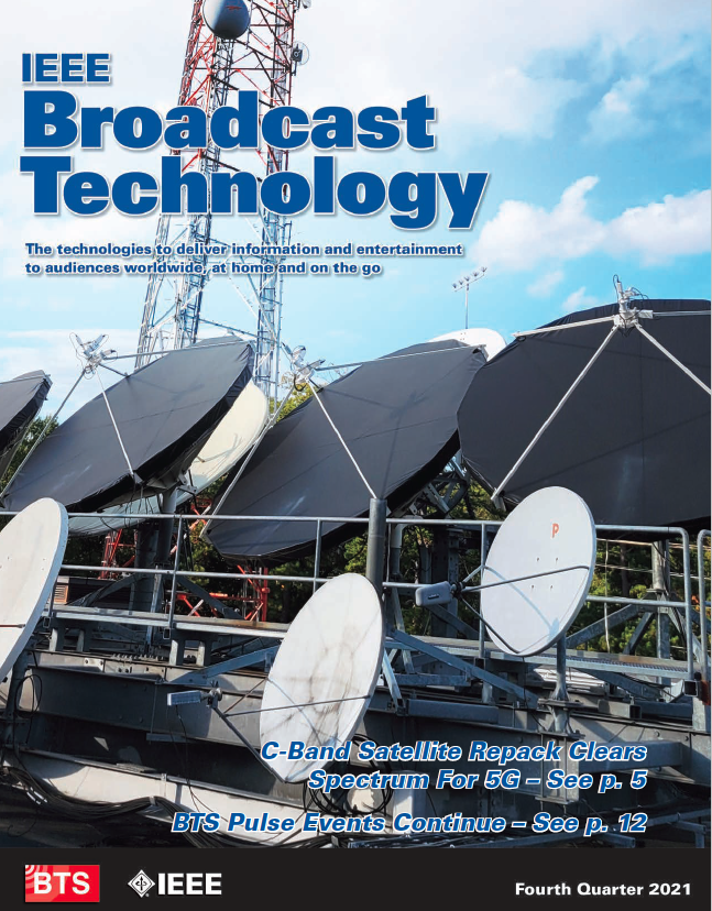 IEEE Broadcast Technology - Q4 2021- Cover